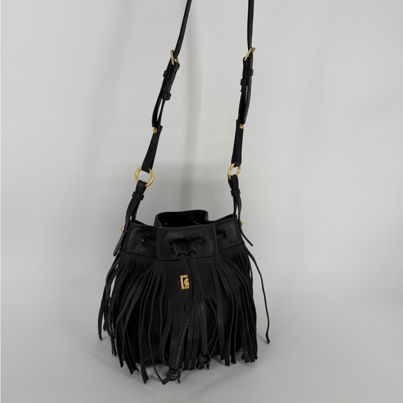 Dooney and Bourke Lulu Christa Drawstring Bucket Bag - Picture 3 of 11